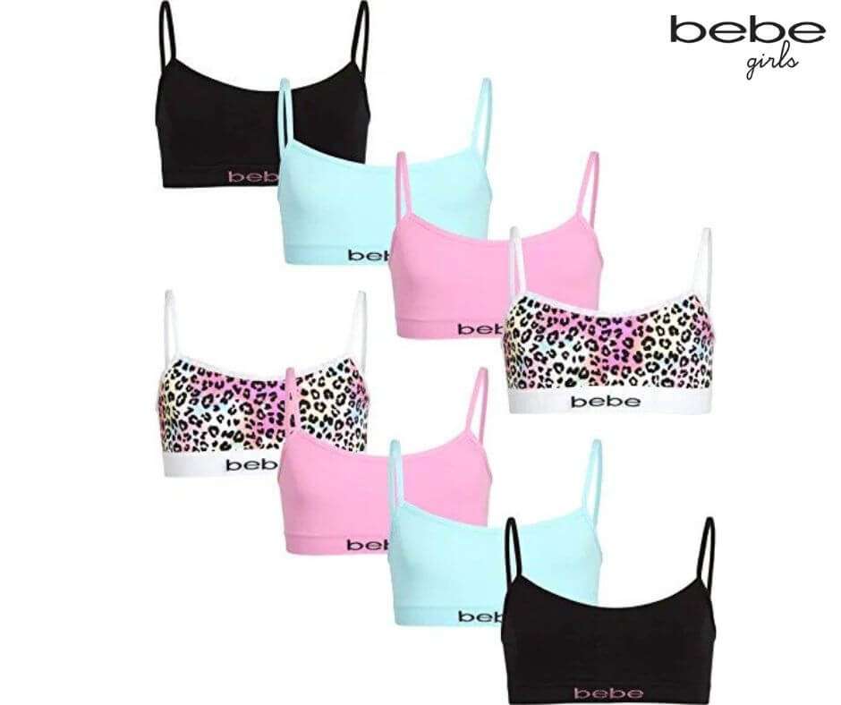 bebe Girl's Seamless Training Cami Sports Bra