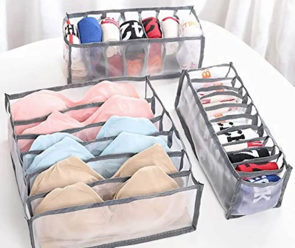 how to store bras in a drawer