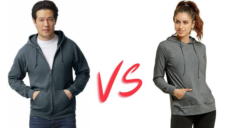 difference between hoodie and pullover