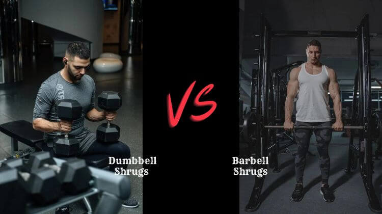 barbell shrug vs dumbbell