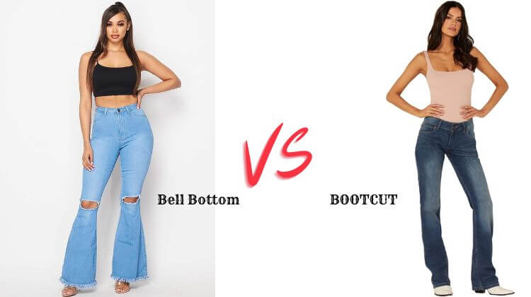 bell bottom vs bootcut jeans