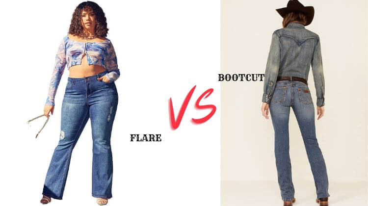 flared vs bootcut jeans