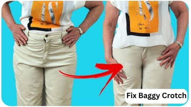 how to fix baggy crotch in pants