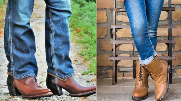 how to hide cowboy boots under jeans