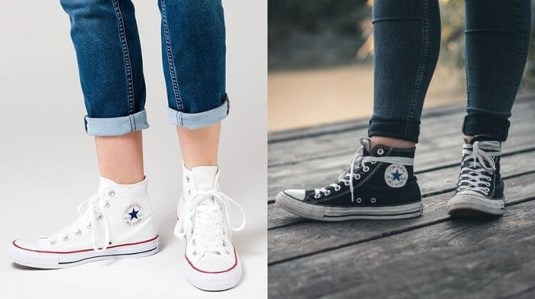 how to wear converse high tops with jeans