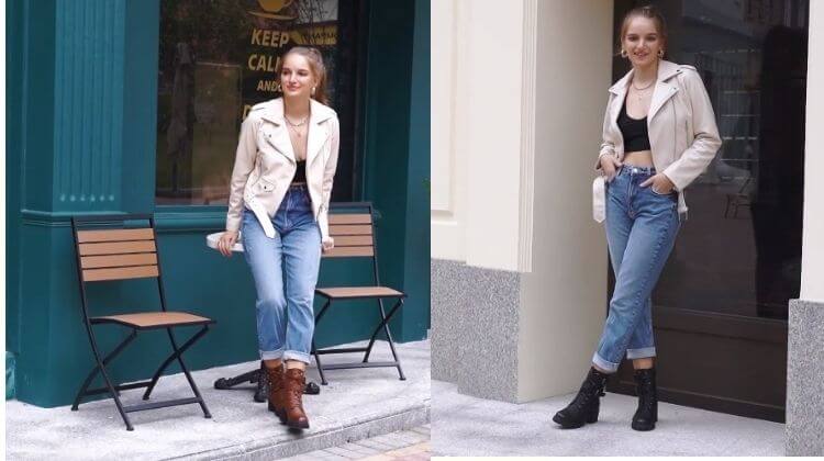 how to wear skinny jeans with combat boots