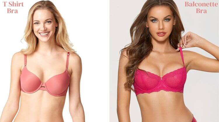 balconette vs t shirt bra