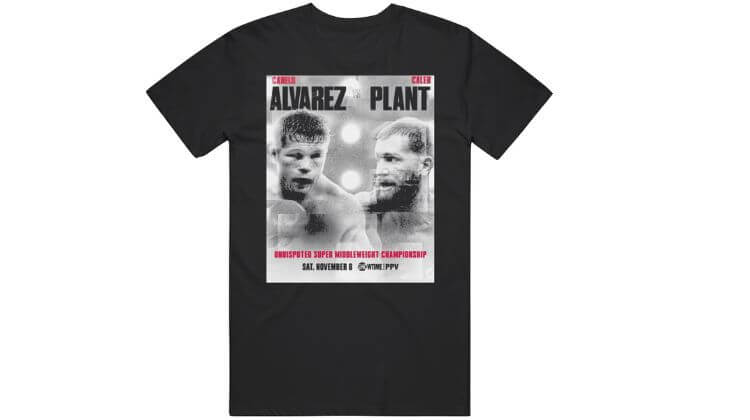canelo vs plant t shirt