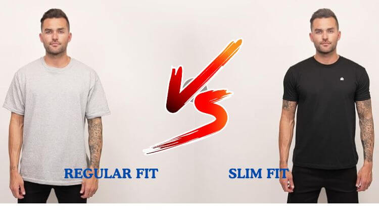 slim fit vs regular fit t shirt