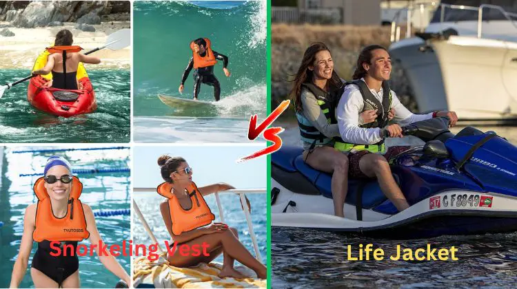 snorkeling vest vs life vest