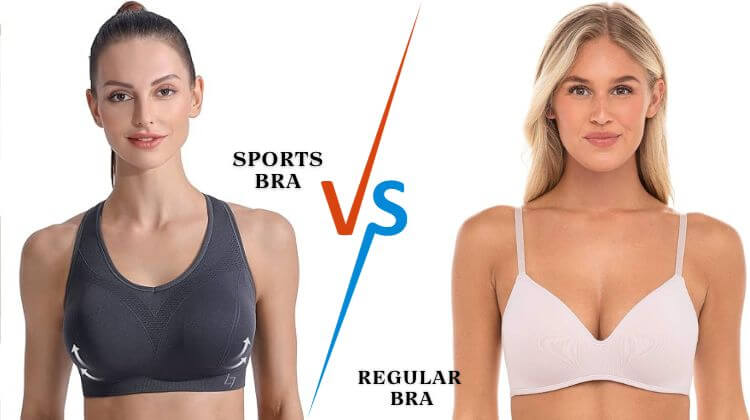 sports bra vs regular bra