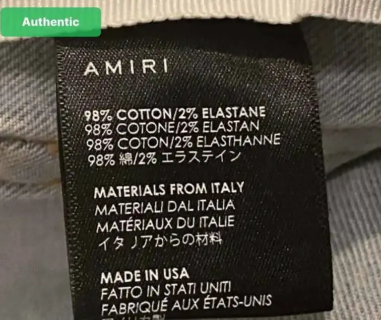 How to Tell If Amiri Jeans Are Real?