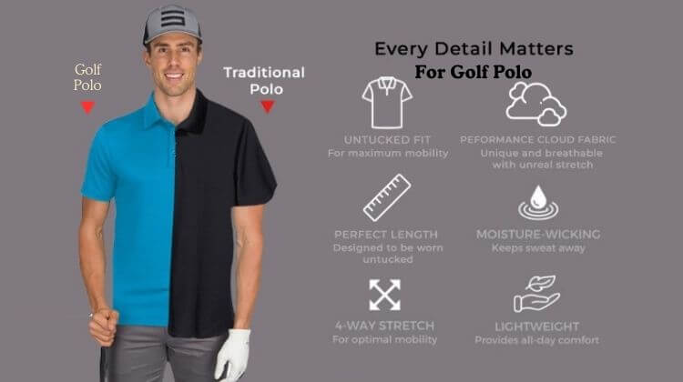 difference between golf shirt and polo shirt