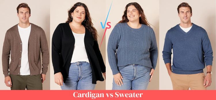 Cardigan vs Sweater