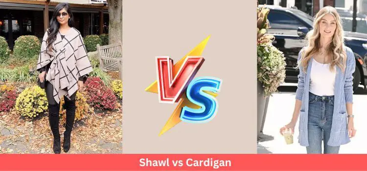 Shawl vs Cardigan