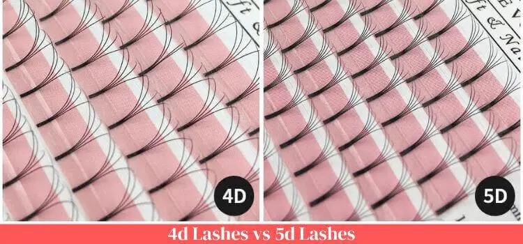 4d vs 5d Lashes