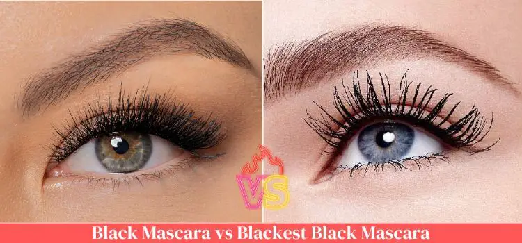Black vs Blackest Black Mascara