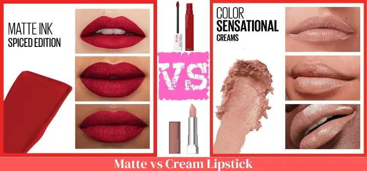 Matte vs Cream Lipstick
