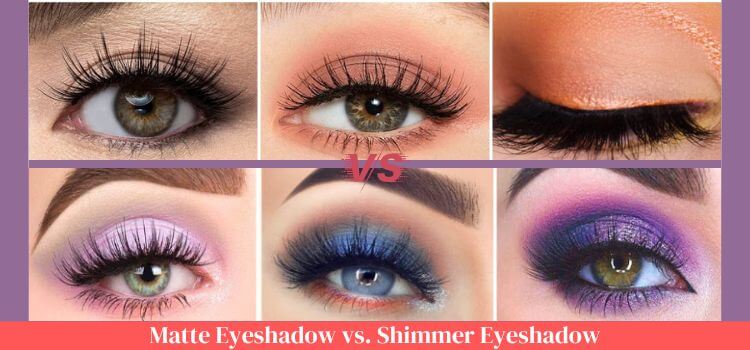 matte vs shimmer eyeshadow