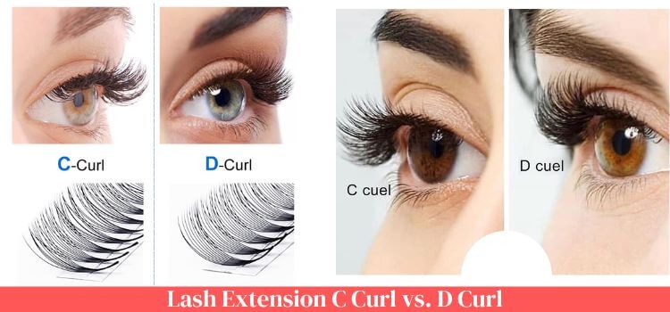 Lash Extension C Curl vs. D Curl