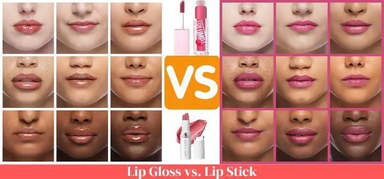 difference between lip gloss and lip stick